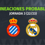 Espanyol – Real Madrid: las posibles alineaciones