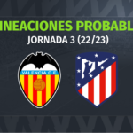 Valencia – Atlético: las posibles alineaciones
