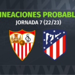 Sevilla – Atlético: las posibles alineaciones