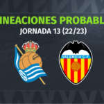 Real Sociedad – Valencia: las posibles alineaciones