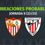 Sevilla – Athletic: las posibles alineaciones