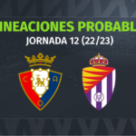 Osasuna – Valladolid: las posibles alineaciones