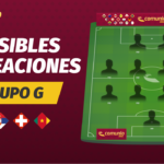 Mundial: posibles onces tipo de las selecciones del Grupo G