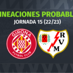 Girona – Rayo: las posibles alineaciones