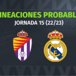 Valladolid – Real Madrid: las posibles alineaciones