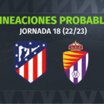 Atlético – Valladolid: las posibles alineaciones