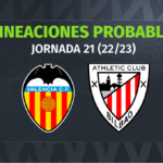 Valencia – Athletic: las posibles alineaciones