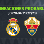 Real Madrid – Elche: las posibles alineaciones