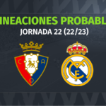 Osasuna – Real Madrid: las posibles alineaciones