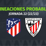 Atlético – Athletic: las posibles alineaciones