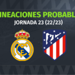 Real Madrid – Atlético: las posibles alineaciones
