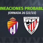 Valladolid – Athletic: las posibles alineaciones