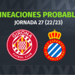 Girona – Espanyol: las posibles alineaciones