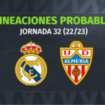 Real Madrid – Almería: las posibles alineaciones