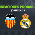 Valencia – Real Madrid: las posibles alineaciones