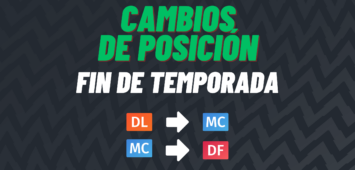 Cambios posición