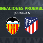 Valencia – Atlético: las posibles alineaciones