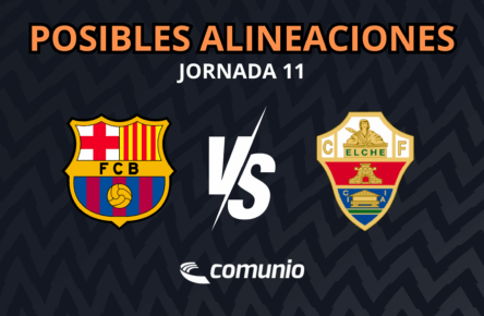 Barcelona – Elche: las posibles alineaciones Barcelona Elche