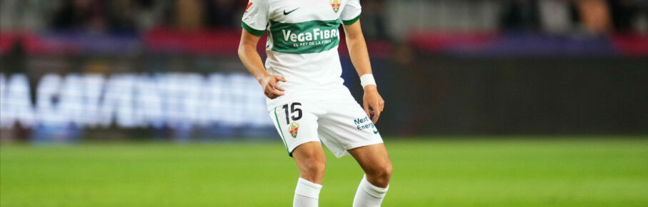 ESP: FC Barcelona, Barca - Elche CF. La Liga EA Sports. Date 11 Alvaro Nunez of Elche CF during the La Liga EA Sports match between FC Barcelona and Elche CF played at Lluis Companys Stadium on November 2, 2025 in Barcelona, Spain. kpng Copyright: xBaguxBlancox/xPRESSINx PS_251103_BAR_ELC_2526_775