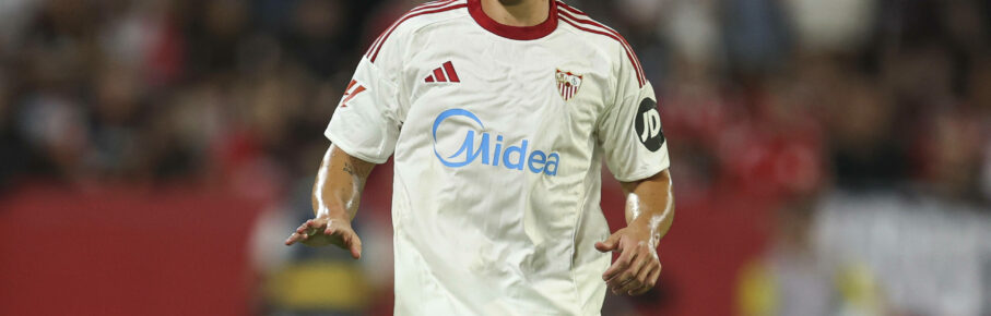 ESP: Sevilla FC - Getafe CF. La Liga EA Sports. Date 2 Andres Castrin of Sevilla FC during the La Liga EA Sports match between Sevilla FC and Getafe CF played at Ramon Sanchez Pizjuan Stadium on August 25, 2025 in Sevilla, Spain. kpng Copyright: xAntonioxPozox/xPRESSINx AP_250825_SEV_GET_2526_376