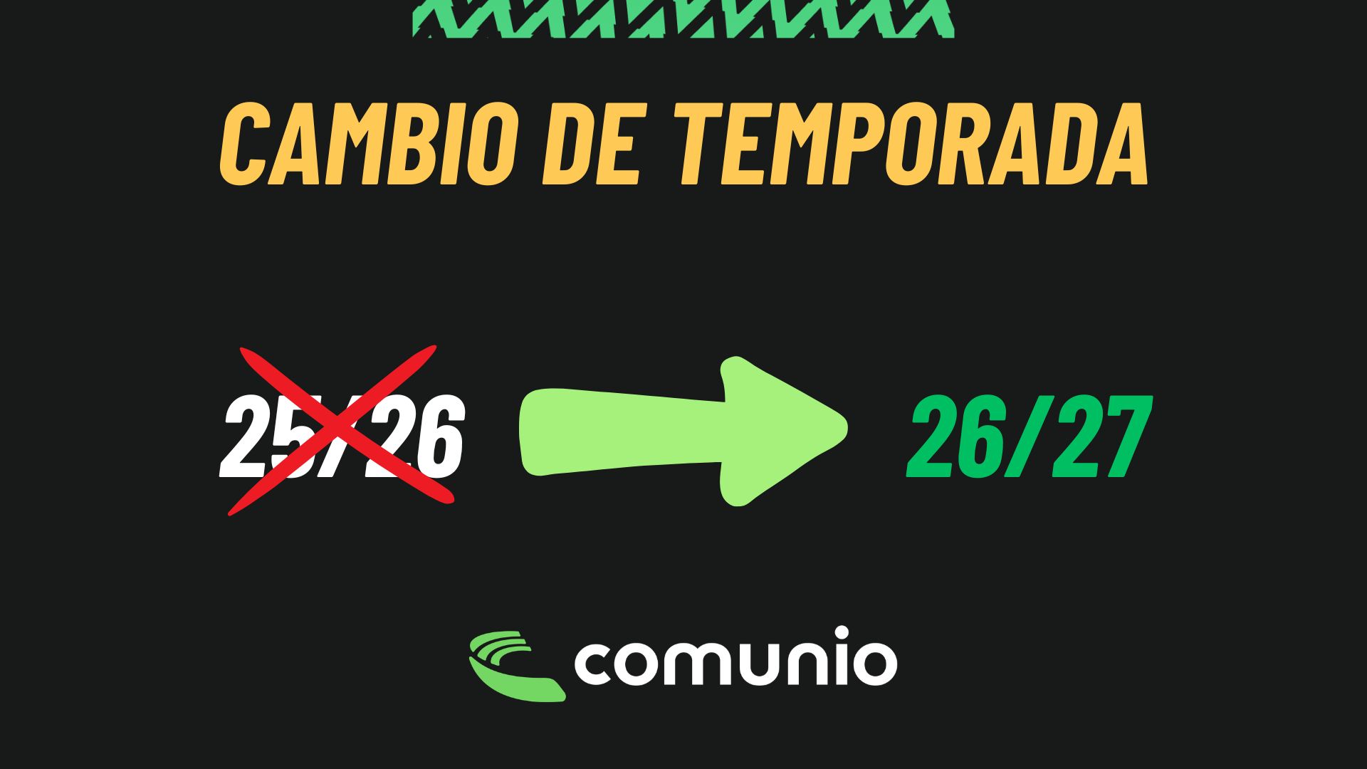 Cambio temporada