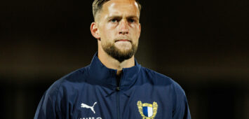 Justin De Haas seen during Liga Portugal game between teams of Casa Pia and FC Famalicao at Estadio Municipal Rio Maior Maciej Rogowski/Ball Raw Images Rio Maior Estadio Municipal Rio Maior Portugal Copyright: xMaciejxRogowskix maciejrogowski_casapiafamalicao_2526-133