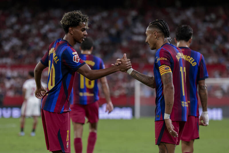 Barcelona Raphinha, Lamine Yamal